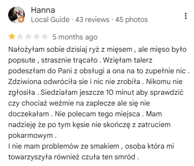 Ogorki za 10 zl w Bistro Polskie Komorniki